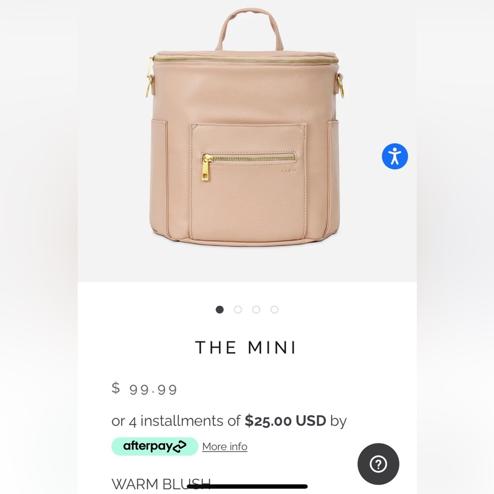 **HOLD Abby** FAWN Design Blush backpack (Mini)